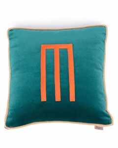 Подушка с вышитым логотипом Etro home