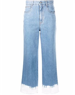 Укороченные джинсы с завышенной талией Stella mccartney