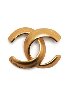Брошь 2000 х годов с логотипом CC Chanel pre-owned