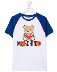 Футболка с логотипом Moschino kids