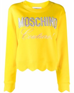 Толстовка Couture с вышитым логотипом Moschino