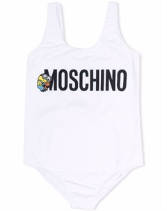 Купальник с логотипом Moschino kids