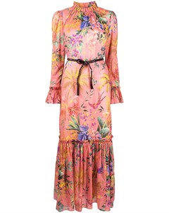 Платье миди Tropicana с цветочным принтом Zimmermann
