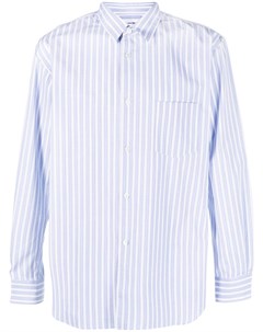 Полосатая рубашка с накладным карманом Comme des garcons shirt