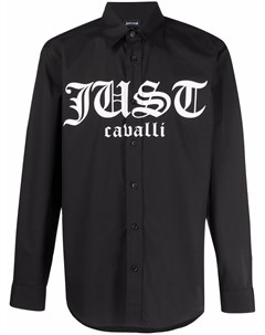 Рубашка с длинными рукавами и логотипом Just cavalli