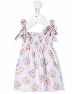 Платье со сборками и цветочным принтом Le bebé enfant