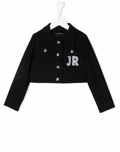 Джинсовая куртка с вышитым логотипом John richmond junior