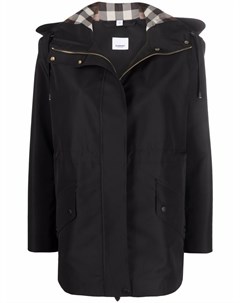 Короткое пальто с капюшоном Burberry