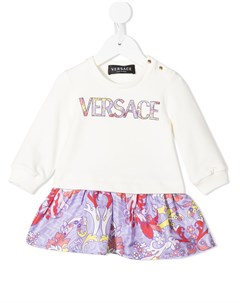 Платье с логотипом Versace kids