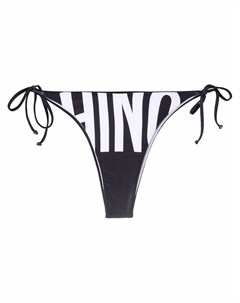 Плавки бикини с завязками и логотипом Moschino
