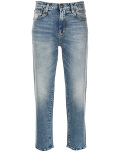 Зауженные джинсы с завышенной талией R13