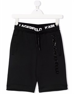 Облегающие шорты с логотипом Karl lagerfeld kids