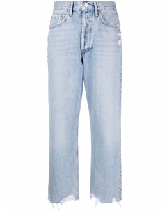 Укороченные джинсы из винтажного денима Agolde