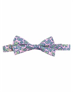 Шелковый галстук бабочка с принтом пейсли Etro