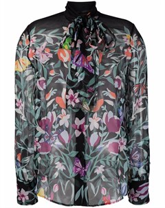 Блузка с цветочным принтом Valentino