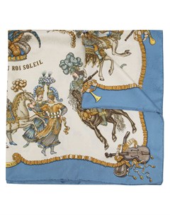 Шелковый платок Les Fetes du Roi Soleil 1990 х годов Hermes