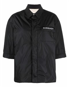 Куртка рубашка с короткими рукавами и логотипом Khrisjoy