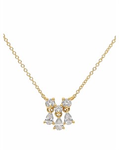Колье Dancing Diamond из желтого золота с бриллиантами Delfina delettrez