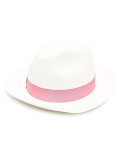 Шляпа с контрастной лентой Borsalino
