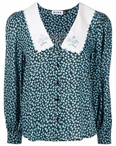 Блузка с длинными рукавами и цветочным принтом Rixo