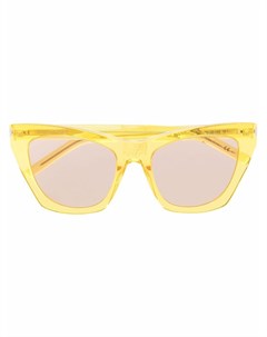 Солнцезащитные очки в прозрачной оправе Saint laurent eyewear