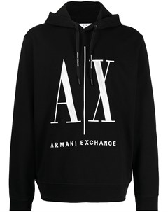 Худи с вышитым логотипом Armani exchange