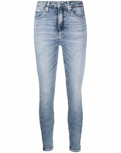 Джинсы скинни с завышенной талией Calvin klein jeans