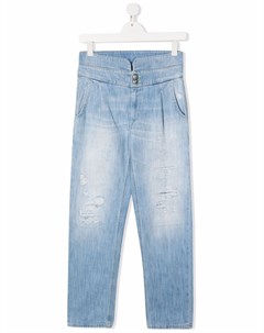 Прямые джинсы средней посадки Dondup kids
