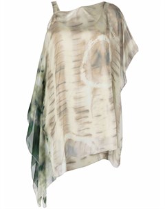 Шелковая блузка с абстрактным принтом Antonelli