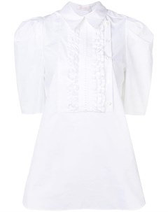 Блузка с короткими рукавами и оборками See by chloe
