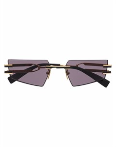 Солнцезащитные очки в прямоугольной оправе Balmain eyewear