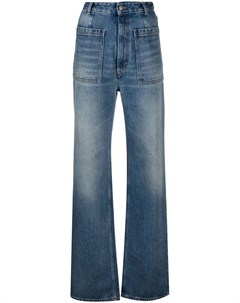 Прямые джинсы с завышенной талией Mm6 maison margiela