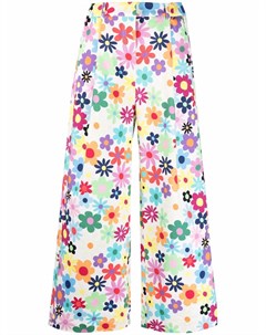 Широкие брюки с цветочным принтом Mira mikati