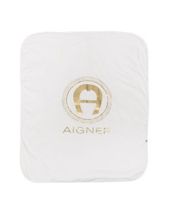 Одеяло с вышитым логотипом Aigner kids