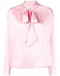 Шелковая блузка с завязками Lanvin