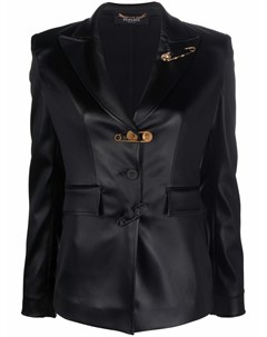 Пиджак с декоративной булавкой Versace