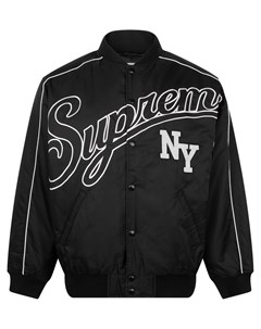Куртка с контрастной надписью Supreme