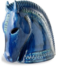 Фигурка Rimini Blu в виде головы лошади Bitossi ceramiche