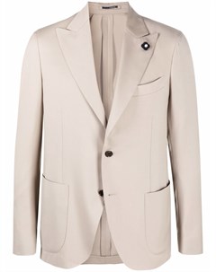 Шерстяной однобортный пиджак Lardini