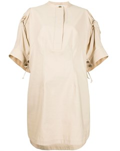 Платье рубашка длины мини с драпировкой 3.1 phillip lim