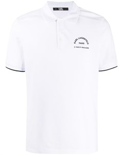 Рубашка поло из ткани пике с логотипом Karl lagerfeld