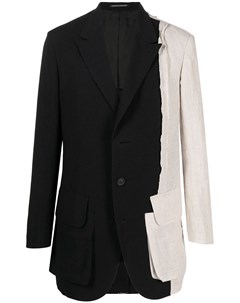 Однобортный пиджак со вставками Yohji yamamoto