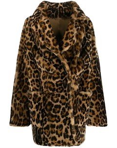 Пальто с леопардовым узором Liska