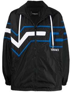 Спортивная куртка с логотипом Greca Versace
