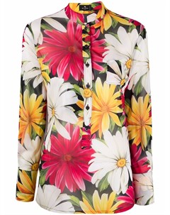 Рубашка Floral Silk Georgette Etro