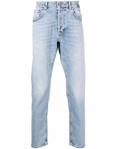 Зауженные джинсы с эффектом потертости Dondup