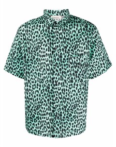 Рубашка с короткими рукавами и леопардовым принтом Laneus
