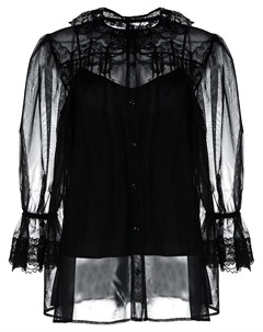 Прозрачная блузка с оборками Simone rocha