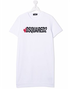 Платье футболка с логотипом Dsquared2 kids