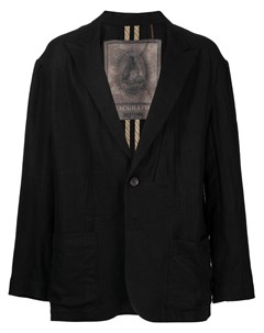 Однобортный пиджак с заостренными лацканами Ziggy chen